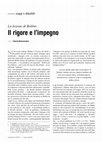 Research paper thumbnail of La lezione di Bobbio. Il rigore e l'impegno