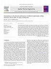 Research paper thumbnail of Investigation on the thermal performance of different lightweight roofing structures and its effect on space cooling load