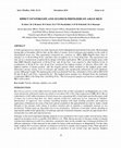 Research paper thumbnail of EFFECT OF NITROGEN AND SULPHUR FERTILIZER ON AMAN RICE