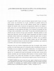 Research paper thumbnail of ¿Las negociaciones de paz, una estrategia de guerra?