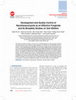 Research paper thumbnail of Development and Quality Control of Nanohexaconazole as an Effective Fungicide and Its Biosafety Studies on Soil Nitifiers