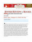 Research paper thumbnail of Pew's Jews: Religion is (Still) the Key