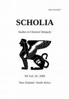 Research paper thumbnail of William J. Dominik, ‘The Reception of Silius Italicus in Modern Scholarship.’ (Abstract of paper delivered at the Australasian ‘From Nero to Hadrian’ Symposium), Scholia 18 (2009) 166.