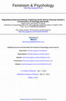 Research paper thumbnail of Negotiating heteronormativity: Exploring South African bisexual women's constructions of marriage and family