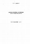 Research paper thumbnail of LAVORO E POVERTA' IN TOSCANA ALLA FINE DEL MEDIOEVO