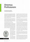 Research paper thumbnail of Amemus profesionem