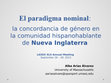 Research paper thumbnail of El paradigma nominal: la concordancia de género y número en la comunidad hispanohablante de Nueva Inglaterra