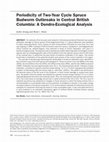 Research paper thumbnail of Periodicity of Two-Year Cycle Spruce Budworm Outbreaks in Central British Columbia: A Dendro-Ecological Analysis