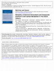 Research paper thumbnail of Reliability of Selected Antioxidants and Compounds Involved in One-Carbon Metabolism in Two Dutch Cohorts