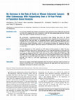 Research paper thumbnail of No Decrease in the Rate of Early or Missed Colorectal Cancers After Colonoscopy With Polypectomy Over a 10-Year Period: A Population-Based Analysis