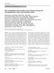 Research paper thumbnail of Fish consumption and mortality in the European Prospective Investigation into Cancer and Nutrition cohort