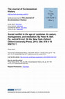 Research paper thumbnail of Review: Peter Bell, Social conflict in the age of Justinian, Journal of Ecclesiastical History 66 (2015), 161-164