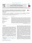 Research paper thumbnail of Structural ordering, morphology and optical properties of amorphous AlxIn1-xN thin films grown by plasma-assisted dual source reactive evaporation