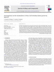 Research paper thumbnail of Investigations on the nonidealities in Pd/n-GaN Schottky diodes grown by MOCVD