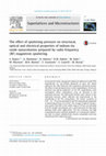 Research paper thumbnail of The effect of sputtering pressure on structural, optical and electrical properties of indium tin oxide nanocolumns prepared by radio frequency (RF) magnetron sputtering