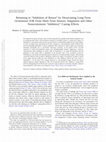 Research paper thumbnail of The time course of and a theoretical framework for exogenous oculomotor cueing effects: Returning to "inhibition of return" by dissociating long-term oculomotor IOR from short-term sensory adaptation