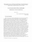 Research paper thumbnail of Le retour spectaculaire de Dieu en philosophie. Manifestations et raisons d'un phénomène