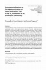 Research paper thumbnail of Internationalization as De-Westernization of the Curriculum: The Case of Journalism at an Australian University. (2013) Breit,  Obijiofor, Fitzgerald.