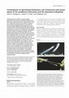 Research paper thumbnail of Convergence of specialised behaviour, eye movements and visual optics in the sandlance (Teleostei) and the chameleon (Reptilia