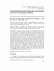 Research paper thumbnail of Using invertase (Novozyme) in cocoa for improving bean quality and fermentation process in Vietnam