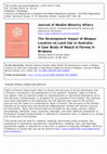 Research paper thumbnail of Development Impact of Mosque Location on Land Use in Australia: A Case Study of Masjid al Farooq in Brisbane