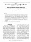 Research paper thumbnail of Microbial Community Analyses in Biogas Reactors by Molecular Methods