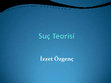 Research paper thumbnail of Ceza Genel: Suç Teorisi