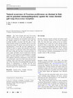 Research paper thumbnail of Natural occurrence of Fusarium proliferatum on chestnut in Italy and its potential entomopathogenicity against the Asian chestnut gall wasp Dryocosmus kuriphilus