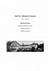 Research paper thumbnail of William J. Dominik, ‘Similes in Statius’ Thebaid’, ASCS 35 (2014) Abstracts (Palmerston North: Massey University Classical Studies 2014) 9.