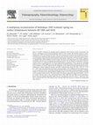 Research paper thumbnail of A multiproxy reconstruction of Hebridean (NW Scotland) spring sea surface temperatures between AD 1805 and 2010