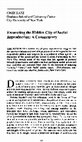 Research paper thumbnail of Excavating the Hidden City of Social Reproduction: A Commentary