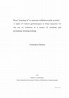 Research paper thumbnail of (2012) Does ‘pointing at’ in museum exhibitions make a point? A study of visitors’ performances in three museums for the use of reference as a means of initiating and prompting meaning-making.