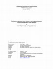 Research paper thumbnail of The Effects of Monetary Policy Shocks to the Philippine Economy: A Vector Autoregressive (VAR) Approach