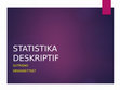 Research paper thumbnail of statistika deskriptif