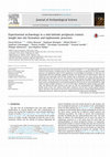 Research paper thumbnail of Experimental archaeology in a mid-latitude periglacial context: insight into site formation and taphonomic processes