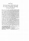 Research paper thumbnail of 'Nicholas Lanier (1588-1666) and the Origins of Drawings Collecting in Stuart England' in Collecting Prints and Drawings in Europe, c.1500-1750, ed. Christopher Baker, Caroline Elam, and Genevieve Warwick, Ashgate with The Burlington Magazine, Aldershot, 2003, pp. 85-121