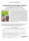 Research paper thumbnail of L'apprentissage du pluralisme. Le cas genevois au XIXe siècle