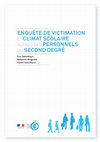 Research paper thumbnail of ENQUÊTE DE VICTIMATION ET CLIMAT SCOLAIRE AUPRÈS DES PERSONNELS DU SECOND DEGRÉ. 