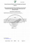 Research paper thumbnail of Studies of the Rate Homology between 16S rRNA Gene in the Uncultured Paenibacillus Species Clone: T-168 and Other 16S Rrna Gene in the Paenibacillus Species.