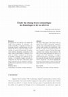 Research paper thumbnail of Étude du champ lexico-sémantique de domotique et de ses dérivés