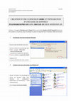 Research paper thumbnail of Connexion ODBC pour Filemaker pro 10 et Arcgis 10