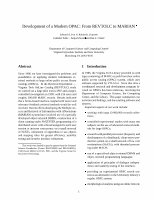 Research paper thumbnail of Development of a Modern OPAC: From REVTOLC to MARIAN