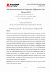 Research paper thumbnail of Pak-American Interest in Democratic Afghanistan Post Election 2014