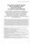 Research paper thumbnail of une carte et une base de données pour les formations à silex du sud de la France