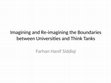 Research paper thumbnail of Imagining and Re-imagining the Boundaries Between Universities and Think Tanks