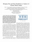 Research paper thumbnail of Bringing Task and Data Parallelism to Analysis of Climate Model Output