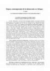 Research paper thumbnail of Enjeux contemporains de la démocratie en Afrique