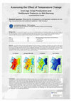 Research paper thumbnail of Assessing the Effect of Temperature Change. Iron Age Crop Production and Settlement Patterns i Mid-Norway - a geostatistical model