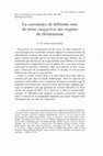 Research paper thumbnail of La coexistence de différents sens du terme euaggelion aux origines du christianisme