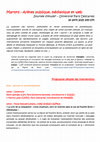 Research paper thumbnail of Martyrs. Arène publique, médiatique et web.